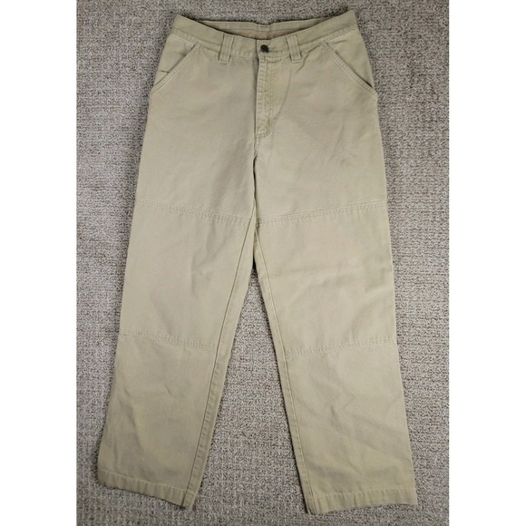 Vintage Patagonia Mens‎ Firetrail Beige Size 30x30 Canvas Work Pants Tan - Picture 1 of 12